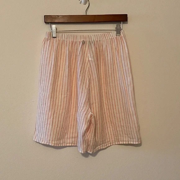 New Flax Striped Pink and White Shorts - Picture 3 of 6